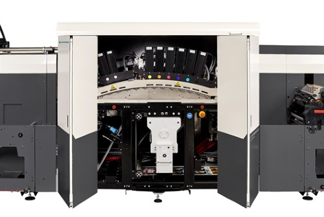 MPS EF SYMJET hybrid press powered by Domino