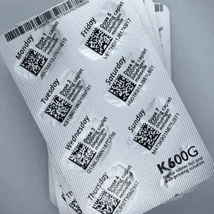 Printed blister foils -small